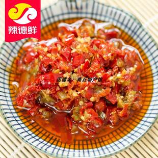 河南特产柘城三樱椒辣德鲜鲜椒贡菜辣椒酱香辣酱下饭菜拌饭菜200g
