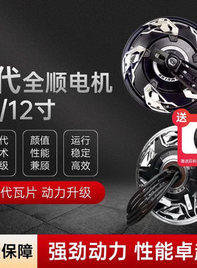 全顺电机12寸五代赛道版电摩3000瓦片宽比赛高性能厂家瓦片9000