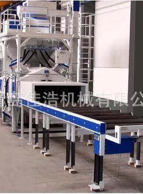 现货钢板预处理线辊道式输送抛丸清理设备Q69系列钢板抛丸机