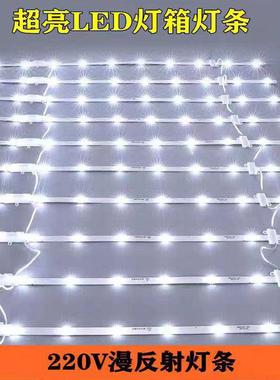 220v漫反射灯条卡布灯箱led灯条户外防水广告软膜天花灯专用光源