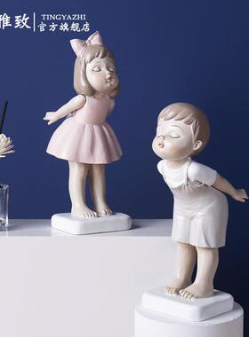 童真男孩女孩子系列创意桌面摆设托盘收纳样板间书柜儿童房装饰品