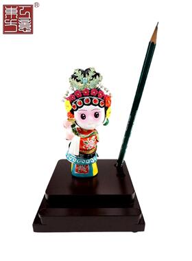 东方工意京剧脸谱手机支架中国风礼品送老外外事出国特色礼物摆件