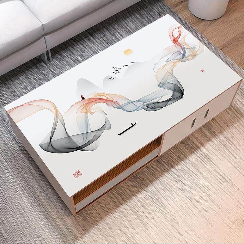 新中式茶几垫塑料桌布软玻璃印花餐桌垫防水防烫厚中国风pvc桌布,居家布艺,桌布,淘宝优惠券,粉丝福利购,淘宝优惠卷