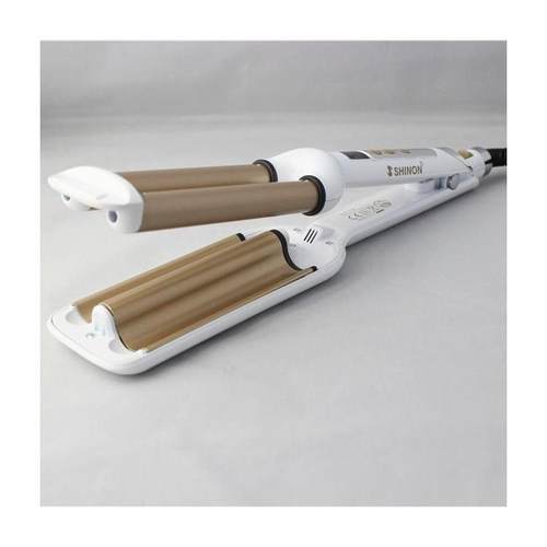 蛋卷头卷发棒水波纹三棒O伤发卷发器陶瓷大卷波浪头发器