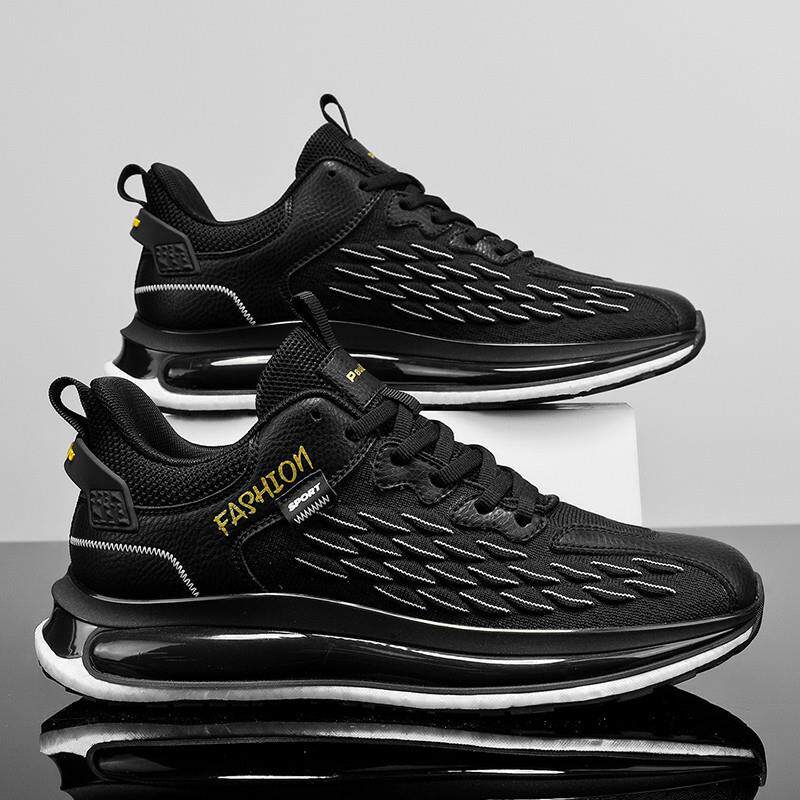 推荐欧洲站潮牌男鞋2026夏季飞织透气真爆超轻运动鞋男士减震跑步
