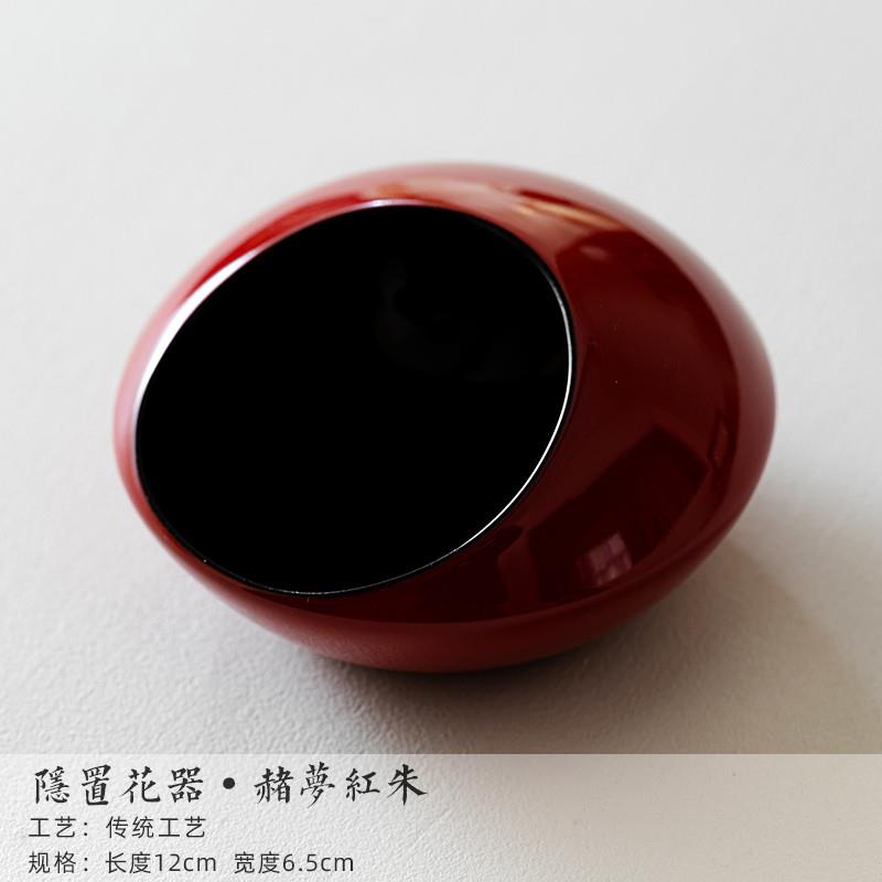 陶瓷花瓶结婚喜庆客厅摆件中国红供佛风水创意复古插花家居装饰品