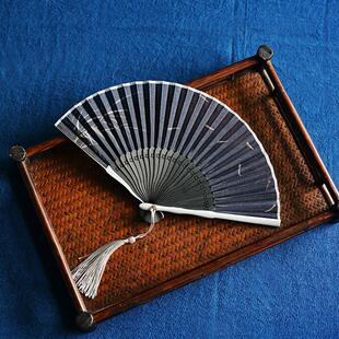 新品儿童折扇小扇子可爱迷你折扇随身国潮单品汉服旗袍走秀拍照道