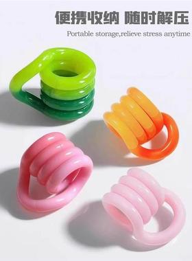 tangle官方正版扭扭乐感温变色ADHD专注力训练减压神器解压小玩具