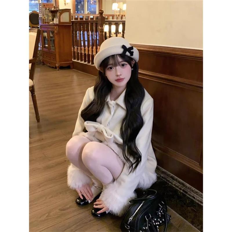 赫本千金风蝴蝶结帽子女秋