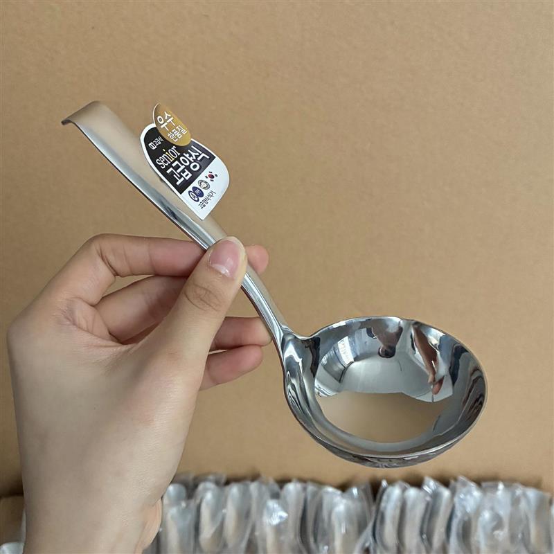 外贸原单304不锈钢汤勺圆