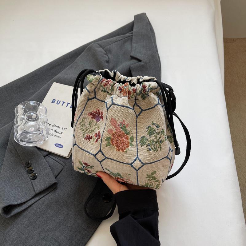 推荐新中式帆布手机包女国