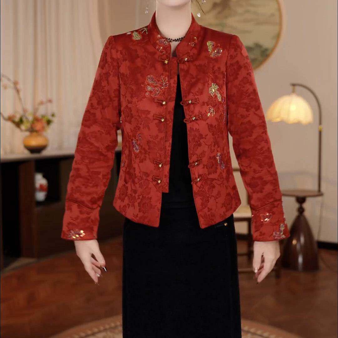 极速新中式国风时尚套装女2026秋季新款妈妈装端庄大气减龄裙装两