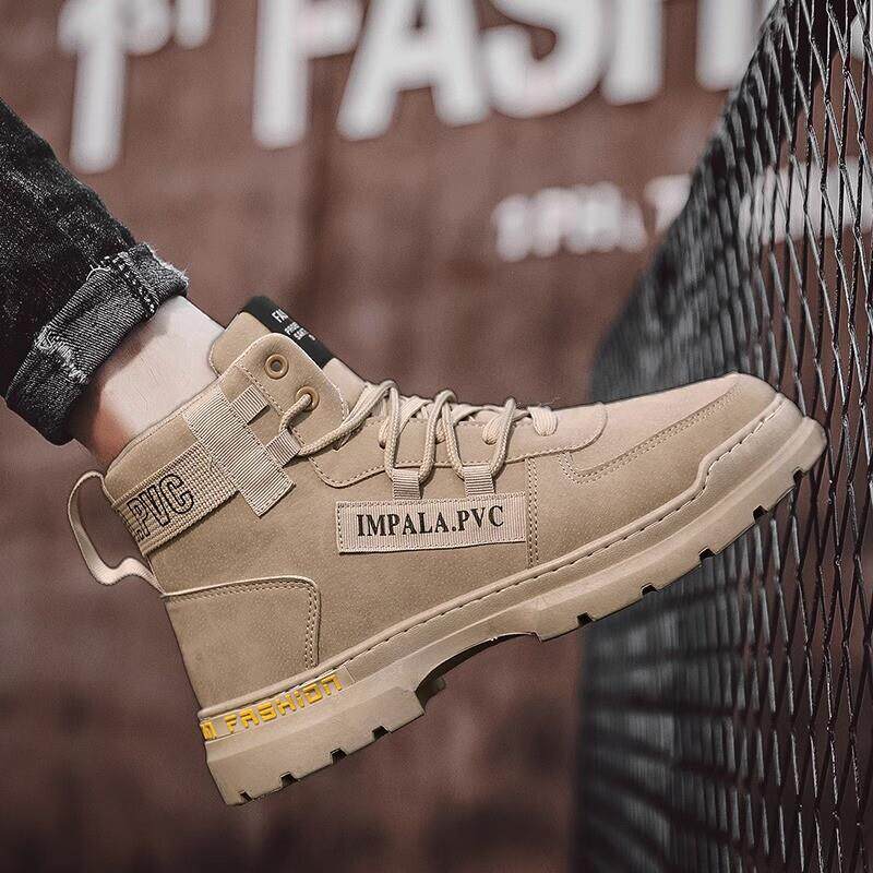 推荐鞋子高帮男鞋2026新款夏季运动休闲防水防滑耐磨鞋男款马丁靴