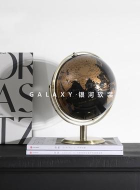 新品现代轻奢立体地球仪摆