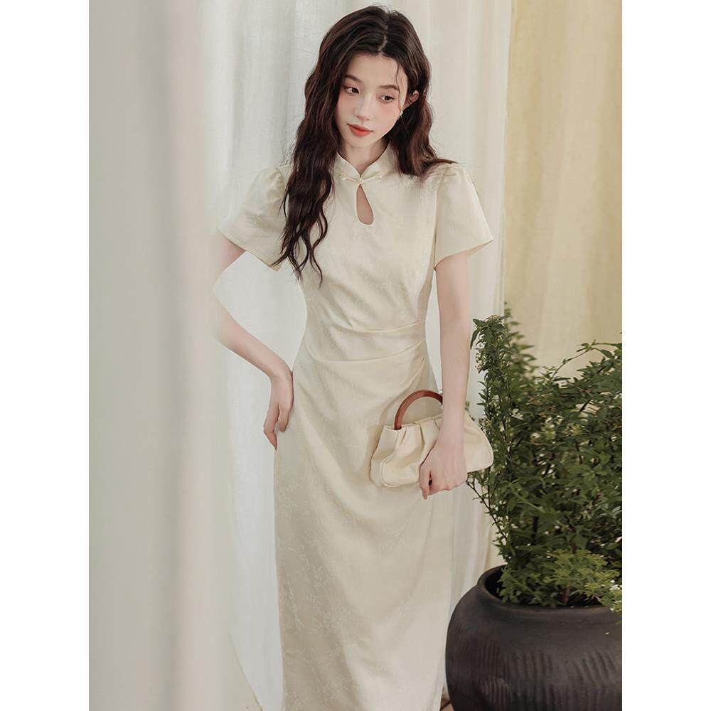 极速2026新款旗袍改良伴娘团伴娘服礼服小个子平时可穿中式婚礼连