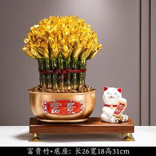 推荐新中式客厅摆件高端大气上档次家居玄关博古架高档装饰品2026