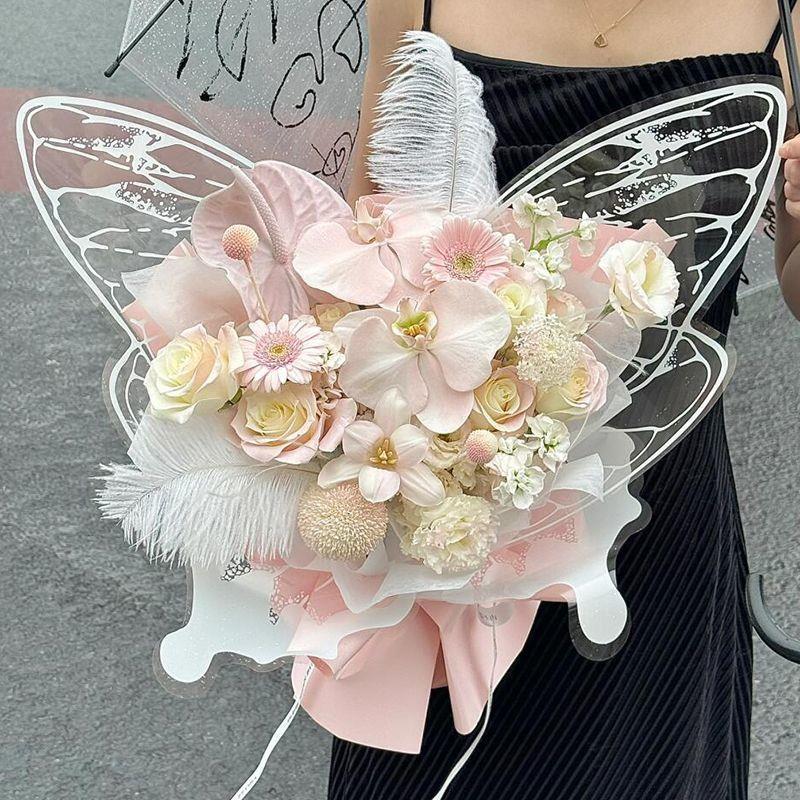 永生花蝴蝶花束送女友闺蜜