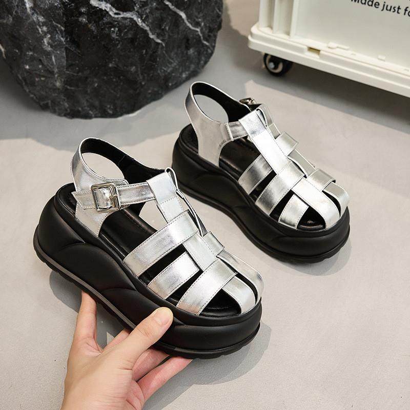 推荐罗马凉鞋女夏外穿精致