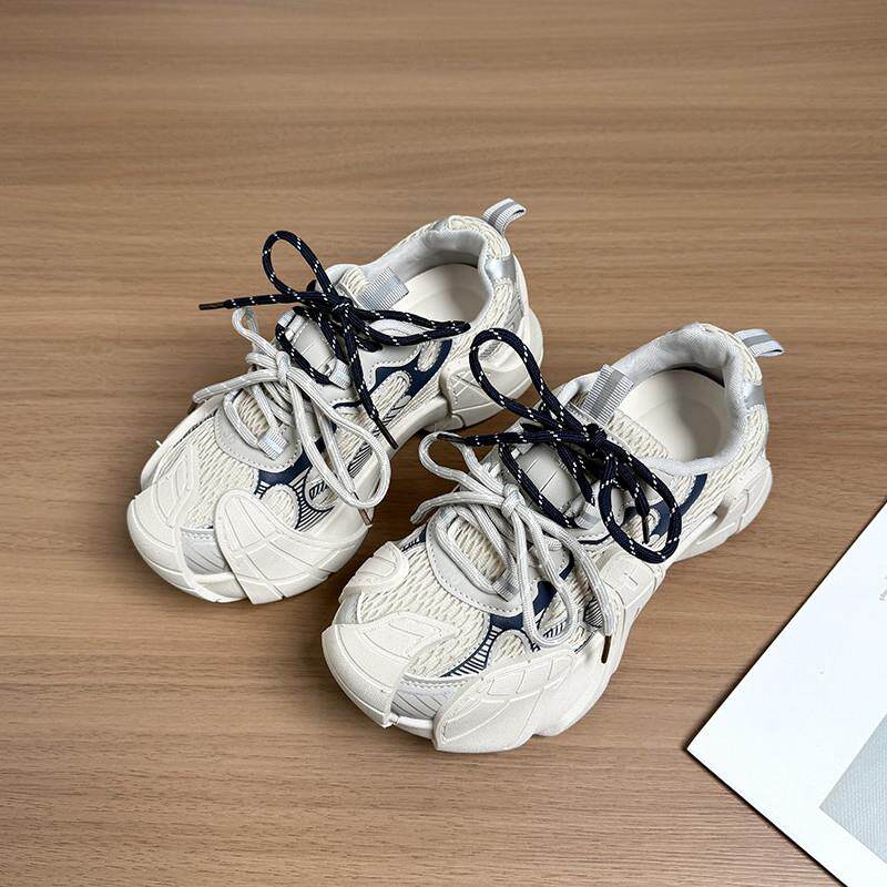 推荐厚底增高八爪鱼老爹鞋女2026新款春季鞋子百搭爆款休闲小白运