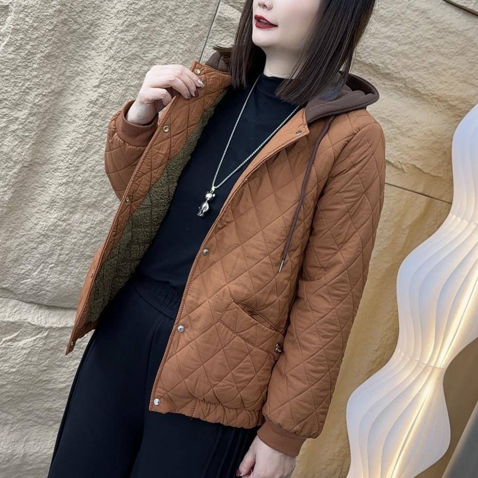 极速中老年棉袄女冬季妈妈棉服2026新款加绒加厚棉衣短款洋气冬装