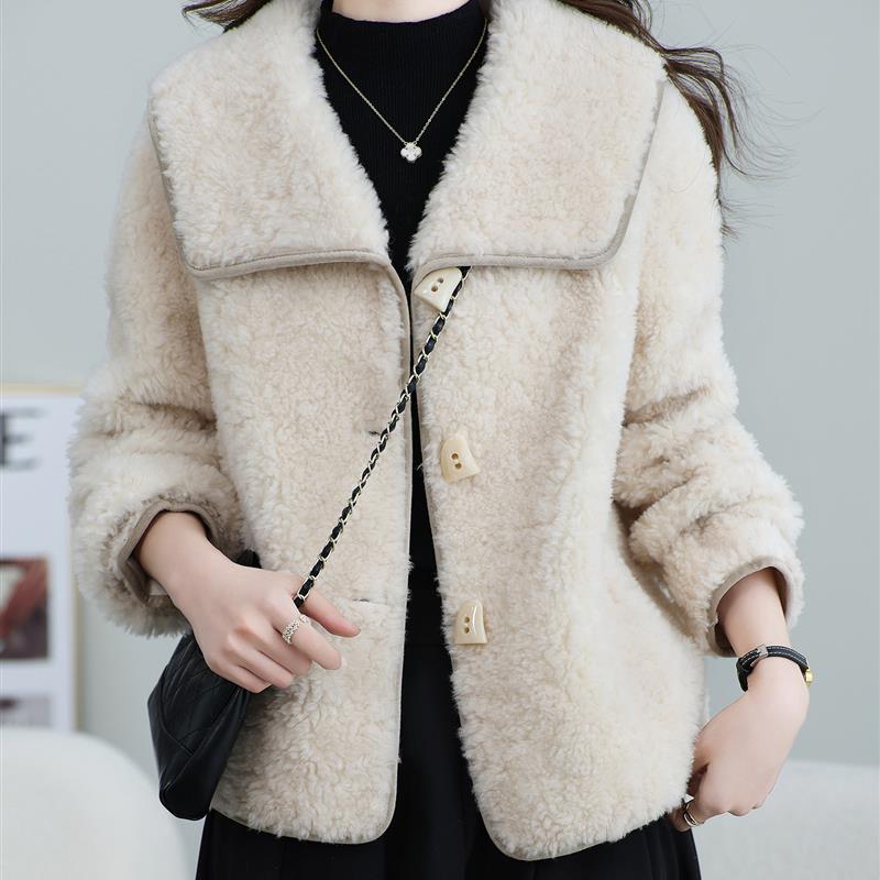 短款全羊毛羊剪绒100绵羊