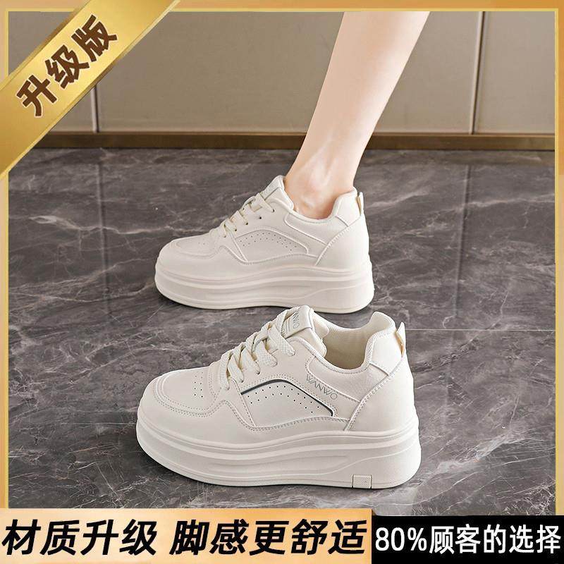 推荐女鞋厚底小白鞋2025新