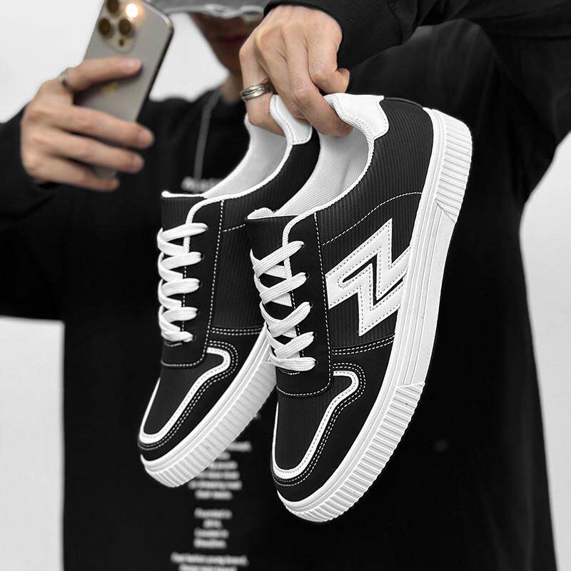 推荐纯白小白鞋男款2026新款夏季透气薄款男士休闲板鞋学生运动潮