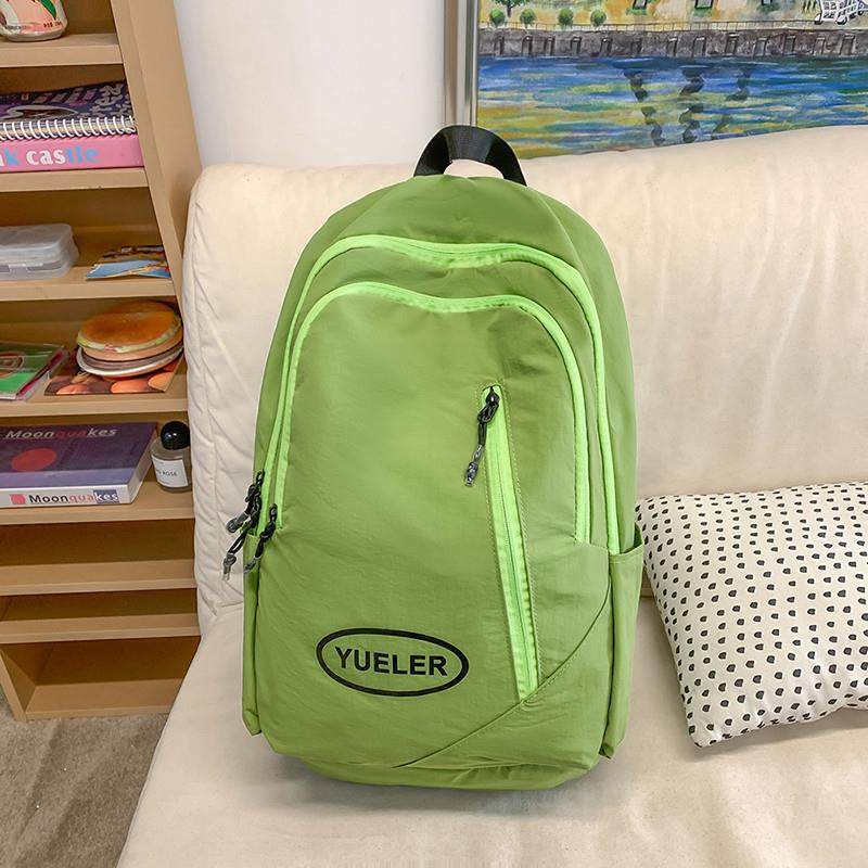 推荐双肩包女2025新款轻便旅行背包日系简约初中女生高中生大学生