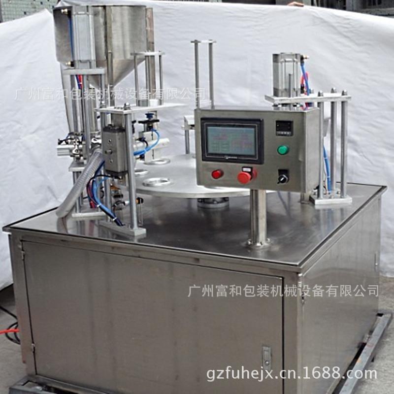 厂家定制矿泉水灌装封口机酸奶灌装机液体分装设备定量灌装机