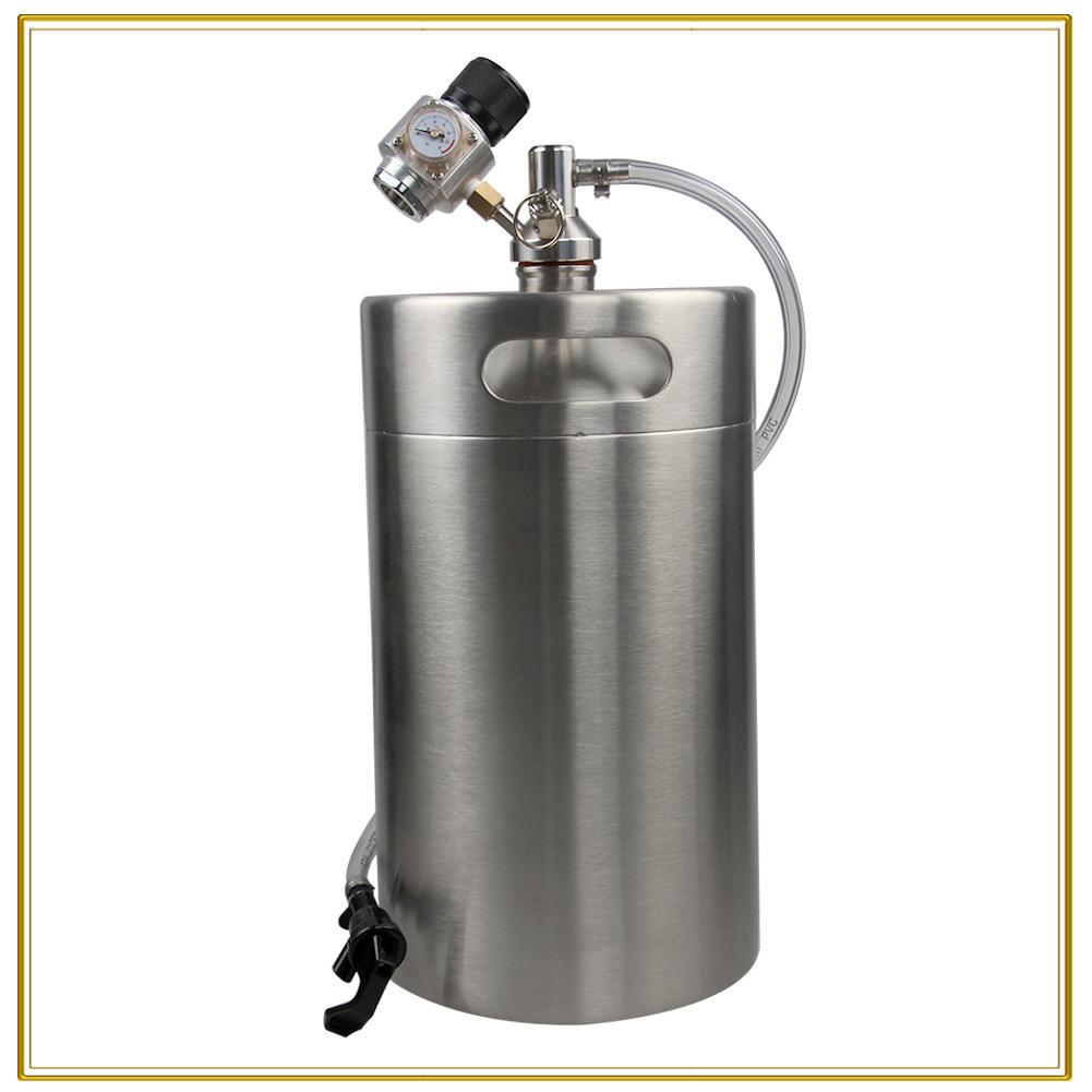 8L304不锈钢啤酒桶耐压桶白酒桶家酿啤酒桶