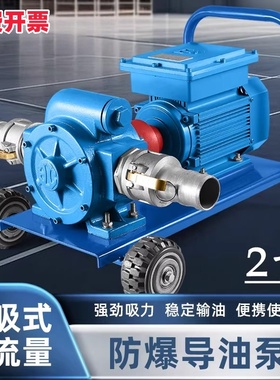 Lutz技术电动抽油泵12v24v220v防爆导油泵大流量柴汽油罐车加油机