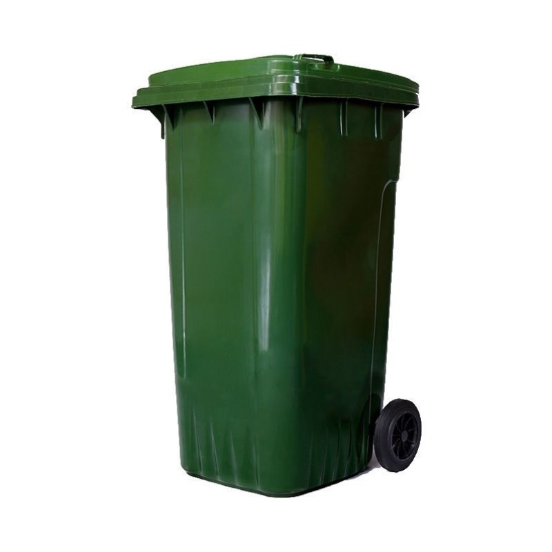 户外垃圾桶大容量加厚带盖和轮子卫生商用小差别垃圾桶240升升