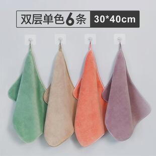 抹布保洁吸水不掉毛清洁桌布擦毛巾家具柜子地板家用擦布新款