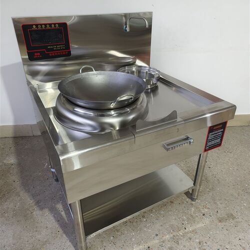 一平一凹组合商用电磁p炉15KW食堂饭店电炒炉电炒灶电磁猛火灶