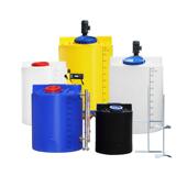 pe加药桶加厚塑料锥底PACPAM药剂化工储存桶带电机施肥打药搅拌桶