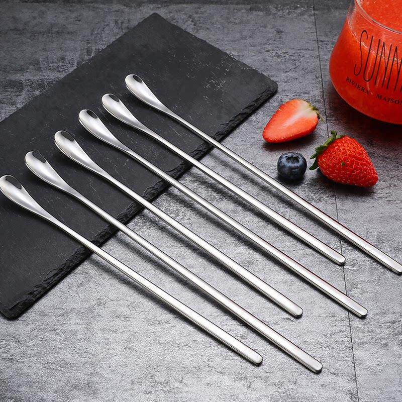 1克商用控盐量勺304不锈钢长柄调羹鸡尾酒棒烘培搅拌奶茶微量药勺