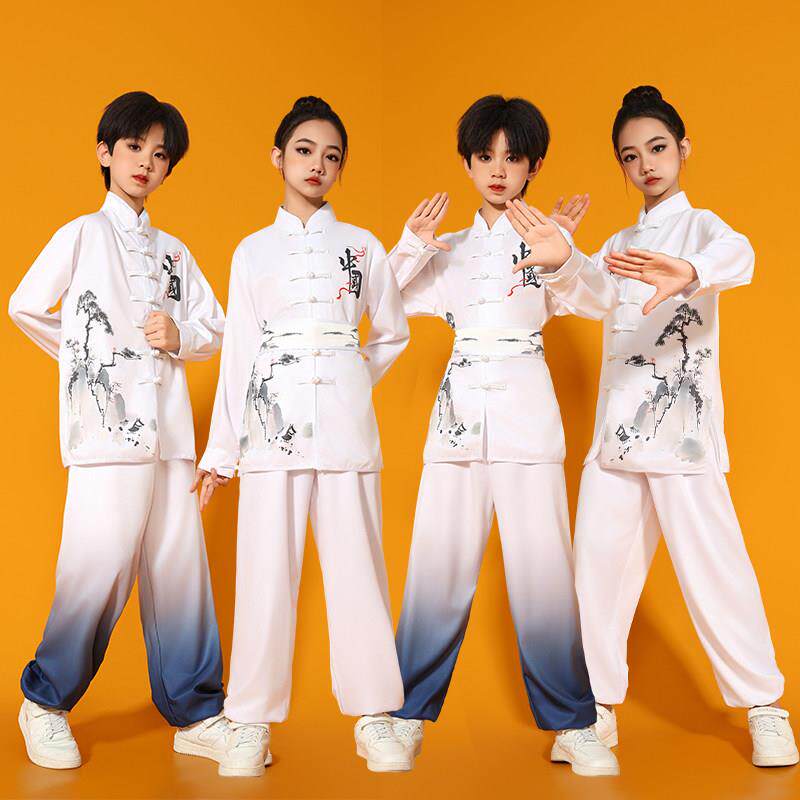 武术服装表演服儿童功夫