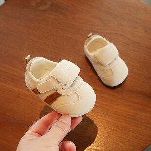 春夏季婴儿鞋子防滑一岁男宝宝学步鞋软底6到12个月婴W幼儿鞋幼童