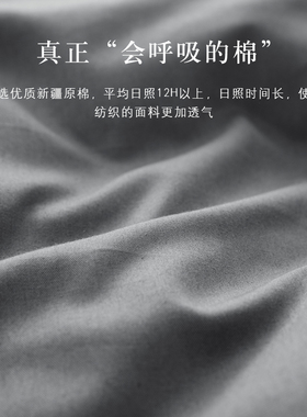 纯色灰色纯棉被套180x200单件双拉链头被角带被罩150X200白色全棉