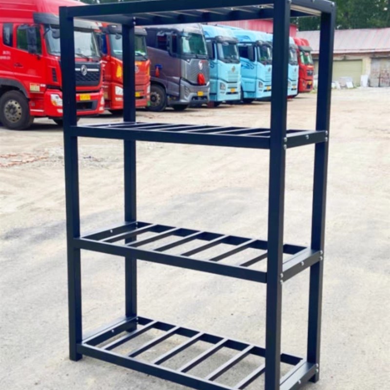 鱼缸架落地鱼缸底座两层三层L型过滤周转箱全钢型超强承重鱼缸架