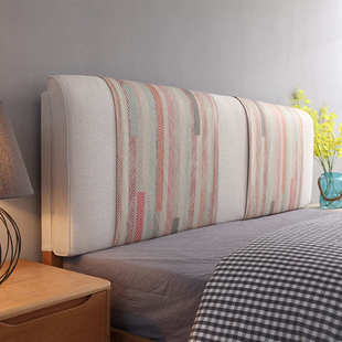 红榻榻米包海绵床头套儿童无可拆洗网女孩大靠墙靠垫罩软直接靠