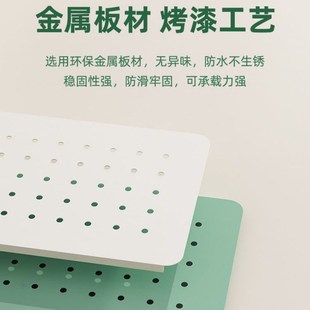 桌面洞洞板办公桌隔断悬挂置物架免打孔办公室工位屏风隔板收纳架