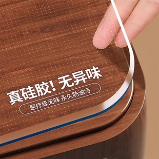 【无味硅胶】软玻璃桌垫透明桌布餐桌垫免洗防水防油茶几桌面垫子