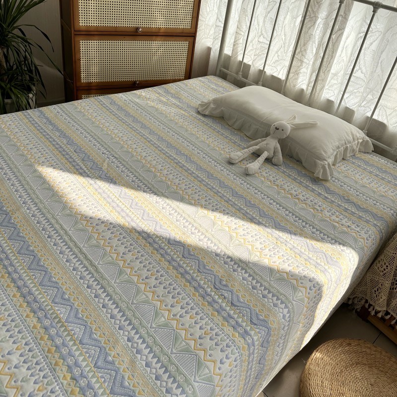 六层加厚软凉席纱布床单婴儿吸汗宝宝床盖透气亲肤A类可机洗