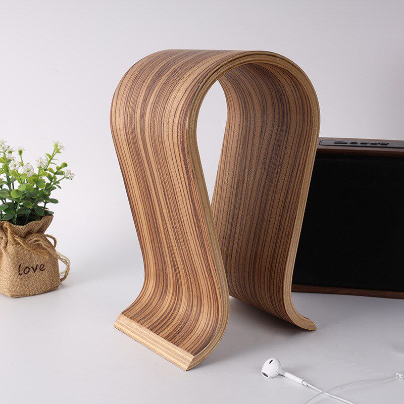 耳机支架U型头戴式实木耳机架 耳麦挂架展示架电脑配件耳机架