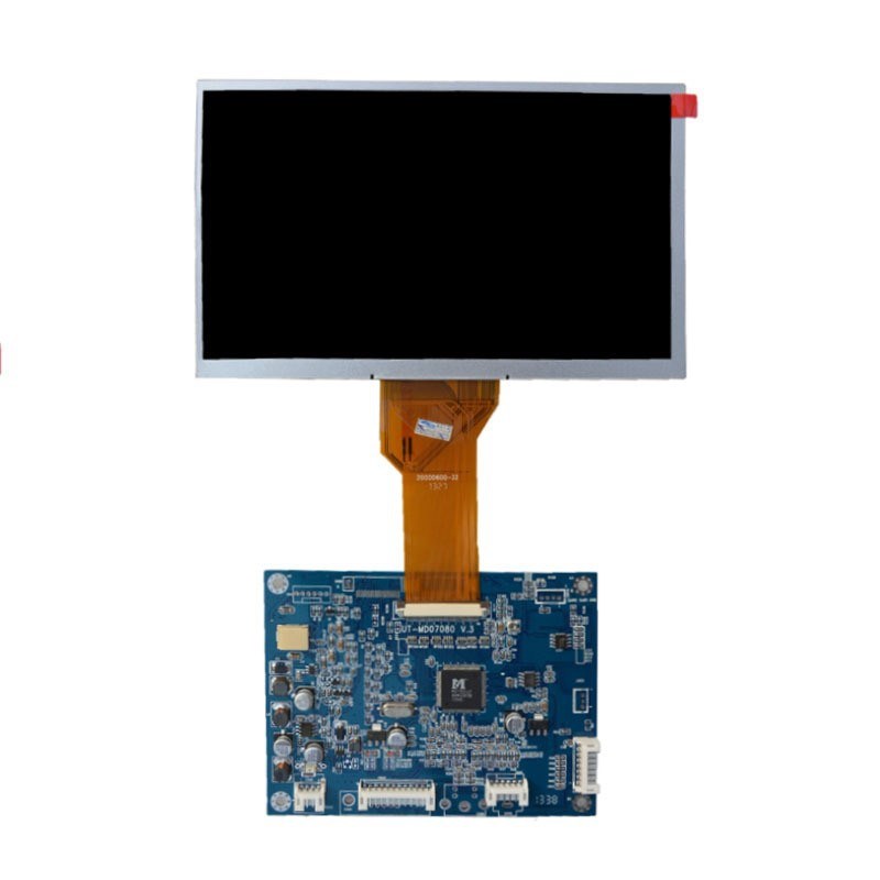 群创7寸AT070TN92/AT070TN94液晶驱动板带AV/VGA信号输入转接板