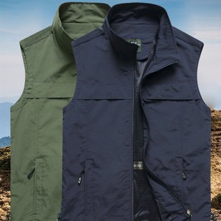 春夏宣传马甲定制印Logo应急管理多口袋工装志愿者马夹摄影工作服