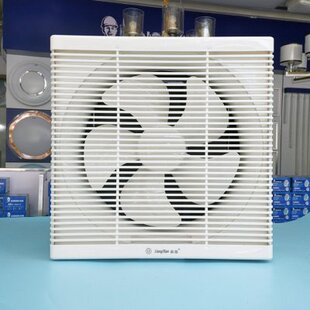 梁田百叶带网罩排气扇窗式厨房静音卫生间6 8 10 12寸排风扇