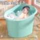 全身泡澡桶儿童洗澡桶家用沐浴桶小孩洗澡盆婴儿可坐专用浴盆神器