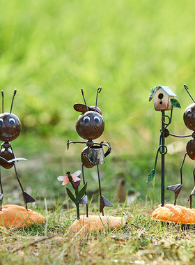 创意蚂蚁可爱解压治愈系小摆件家居办公室桌面装饰摆设送儿童礼物